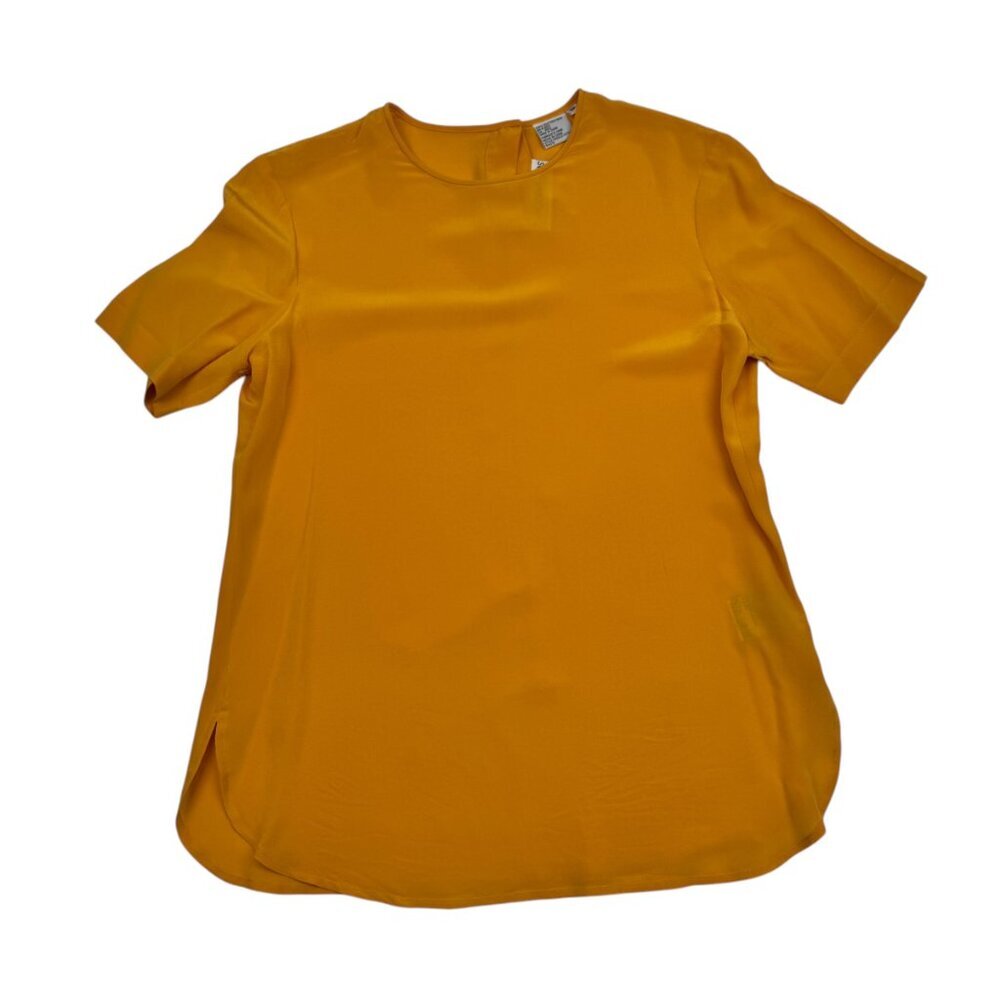 JH Collectibles 100% Silk Short Sleeve Top Women's Size 2P